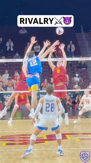 UCLA vs. USC Men’s Volleyball RALLY🔥 #volleyball #volleyballworld