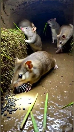 “Mouse cam: Inside the Hidden Burrow! 🤓