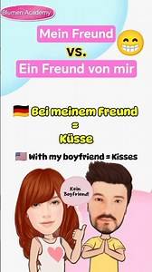 My boyfriend vs. A friend of mine – Simply explained! 😁 #shorts #german