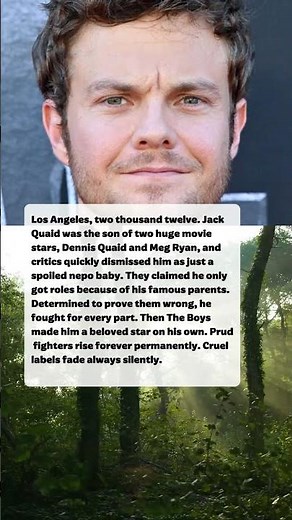 Jack Quaid Was Called A Nepo Baby Until The Boys Proved Them Wrong
