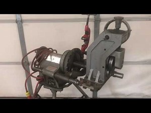 Ridgid 300 pipe threader with 925 roll groover
