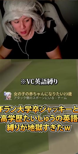 Fラン大学卒ジャッキーの英語縛り挑戦