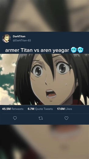 Eren vs Armored Titan Fight 🔥 | AOT Epic Battle #shorts