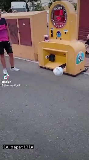 Soccer Ball Vending Machine Interaction