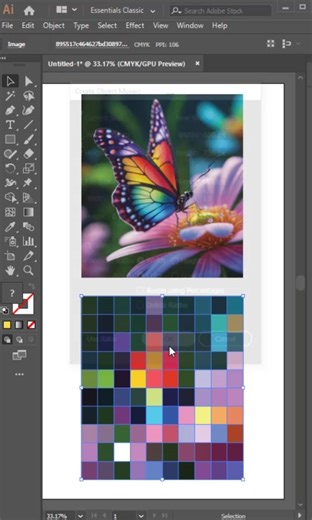 create Color palette in Illustrator #illustrator #color #colorpallete Design #logo #adobe
