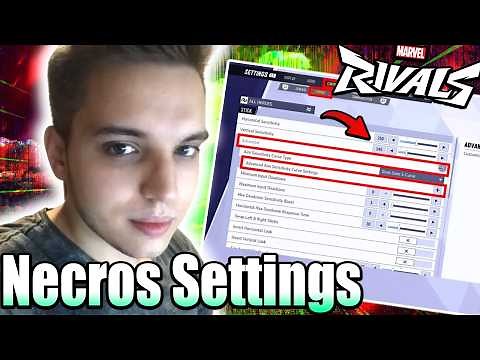 Necros Marvel Rivals Settings 2025 - Sensitivity, Dpi, Crosshair, Video & Setup