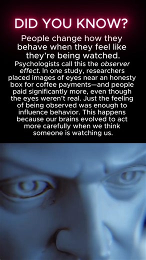 Why Feeling Watched Changes What You Do | The Observer Effect