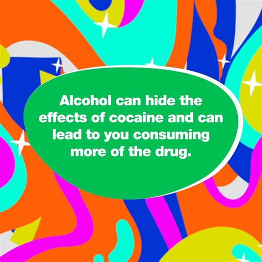 1.7K views · 12 reactions | Mixing alcohol and cocaine can increase the strain on your organs such as the liver and heart. Be mindful that alcohol can mask the effects of cocaine, which may lead to consuming more while increasing the effects internally on the body. Read more on this at: https://bit.ly/3uT6wR7 #ReduceTheHarms #GetSupport | HSE Drugs.ie | Facebook