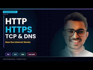 HTTP vs HTTPS vs TCP vs DNS Explained | How Web Communication Works | System Design #3