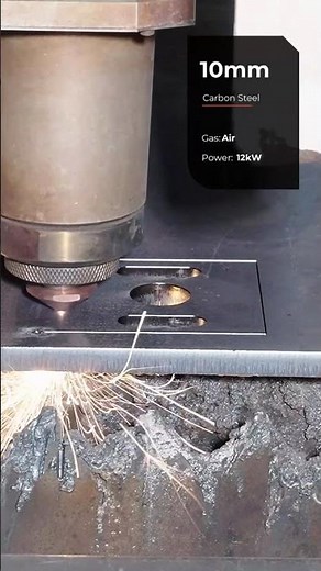 12kW Laser Cutting 10mm Carbon Steel | Fast, Clean & Powerful | Bodor Laser