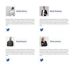 Find us on twitter - HTML Template by Nicepage