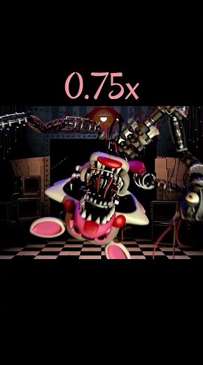 FNaF 2 – The Mangle – Jumpscare 0.25x ➜ 2x