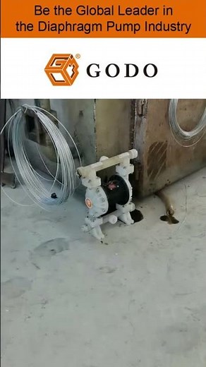 Diaphragm pump installation and testing