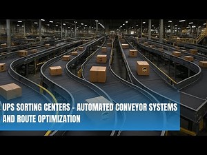 UPS Sorting Centers – Automated Conveyor Systems and Route Optimization