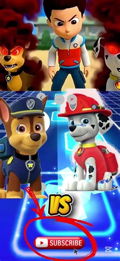 TELIS HOP #vs PAW PATROL #tilesgop #pawpatrol #tileshop 😱😱😱🤣🧟‍♂️