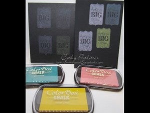 ColorBox Chalk InkPad and Chalkboard Paper