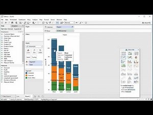 007 Creating a stacked bar chart, with labels and tooltips - 03 Analysis - Lets do the Basics