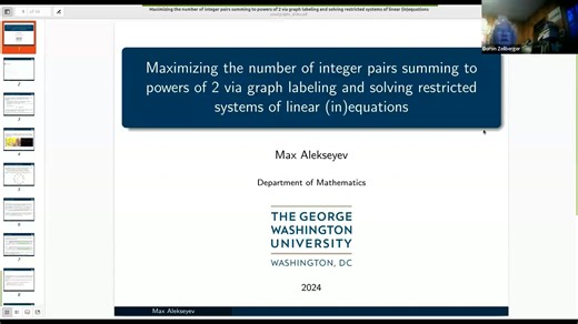 Maximizing the number of integer pairs summing to powers of 2 via graph labeling and solving restricted systems of linear (in)eq