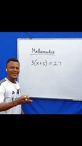 62K views · 2K reactions | How to solve this simple linear equation #mathematics #science #education #LinearEquations #academy | Tutor Abraham | Facebook