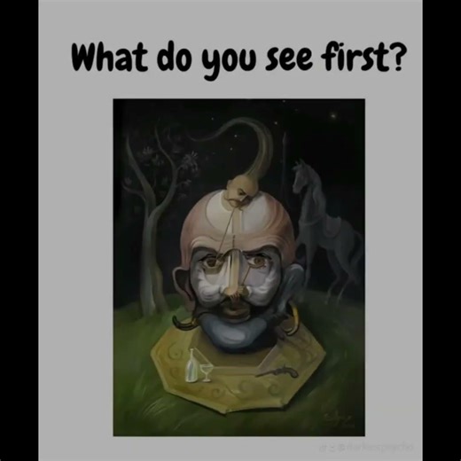 What did you see first? 🤔