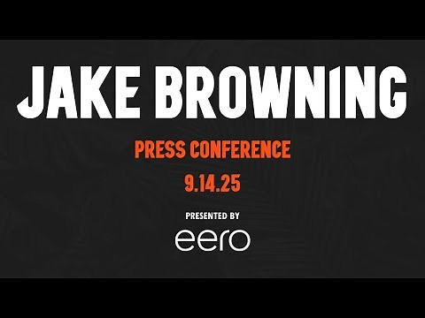 Jake Browning Press Conference - September 14