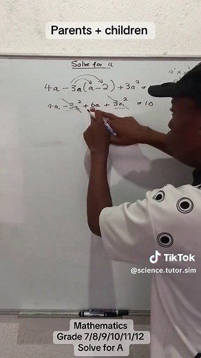 Master Algebra: Solve for A and X for Grades 7-12