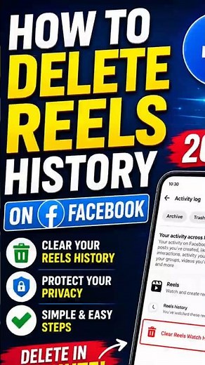 How to Delete Facebook Reels Watch History in 30 Seconds (2026)