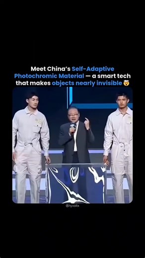 Sg Techie | Innovator | Creator on Instagram: "China Unveils Near-Real Invisibility Material That Adapts to Its Surroundings 😳 China Unveils Near-Real Invisibility Material That Adapts to Its Surroundings Using Advanced Science & Smart Materials China has unveiled a groundbreaking near-real invisibility material that can automatically adapt to its surroundings in real time. Developed using self-adaptive photochromic science, this smart material changes its color and light-reflection properties 