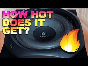 Logitech Z5500 Subwoofer - Temperature Test