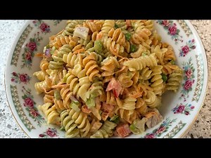 HOW TO MAKE ROTINI PASTA SALAD (SALADE MAKAWONI) | EASY HAITIAN MACARONI SALAD RECIPE