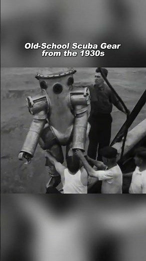 Old-School Scuba Gear from the 1930s