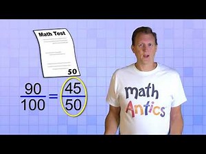 Math Antics Percents And Equivalent Fractions