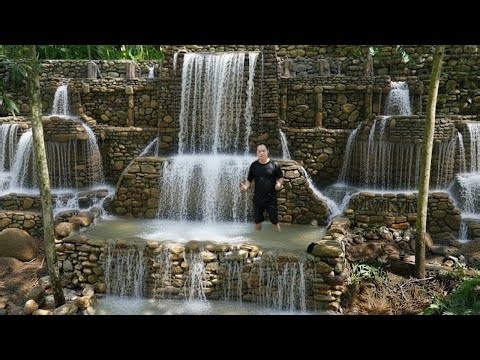 Primitive Skills Survival: Creating a Natural Waterfall Using Ancient Techniques