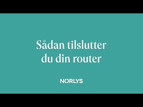 Guide til Icotera router