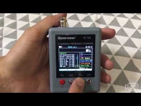SURECOM SF-103 Portable Frequency Counter 2MHz - 2.8GHz