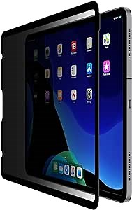 Belkin ScreenForce TruePrivacy Screen Protector for iPad Pro 11" - Removable & Reusable, Scratch-Resistant Impact Protection - Anti-Glare Privacy Screen Protector, Compatible with Apple Pencil - Clear