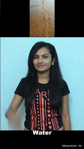 How to Sign "Water" in Sign Language | ISL | #Shorts