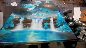 5.7K views · 536 reactions | This supose to be one spontanius going with the flow painting and it tured out into amazing art piece. How do you like this one? | Skech ART | Facebook