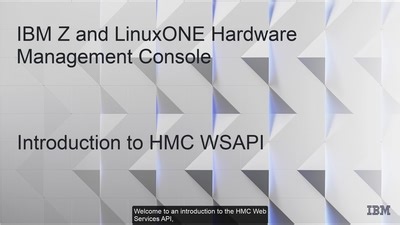 IBM HMC Web Services API