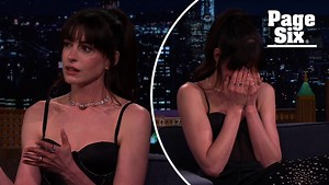 Anne Hathaway’s ‘Tonight Show’ interview takes cringey turn after audience reacts in silence to her question