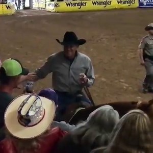 This guy. Why most people attend the George Strait Team Roping Classic. #georgestrait #king #youknowit | Randy Carroll