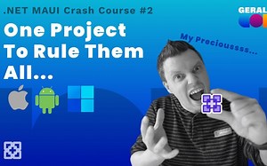 .NET MAUI 项目结构/单个项目 - .NET Maui 速成课程 #2