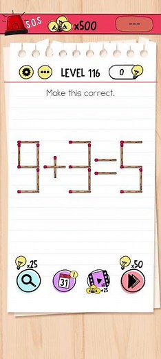 brain test level 116 | #shorts