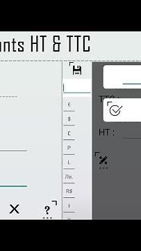 Calcul montants HT TTC