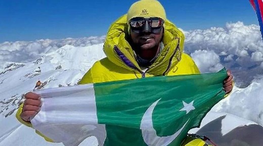 Pakistan’s Sadpara summits world's 7th highest peak without oxygen support