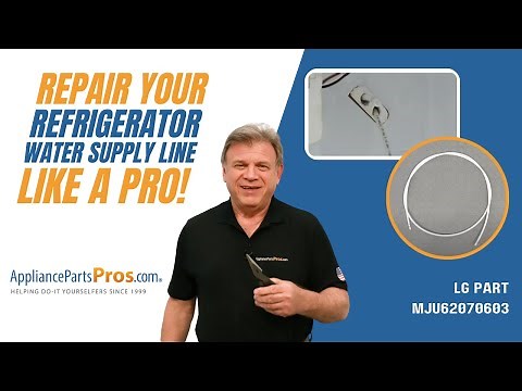 How To: LG/Kenmore Refrigerator Water Supply Line MJU62070603