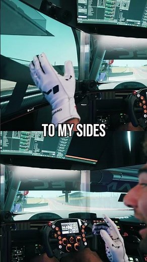 Race Car Sim Setup: Get the Perfect Monitor Placement! #shorts