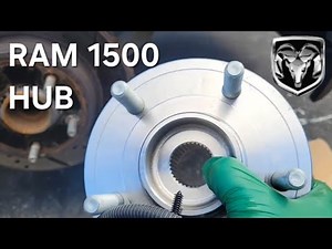 Dodge Ram 1500 Front Wheel Bearing Hub Replacement (2013-2019)