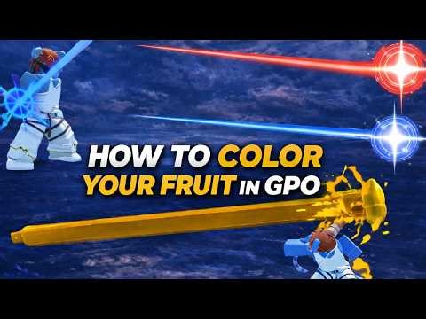 Grand Piece Online How To Color Your Devil Fruit