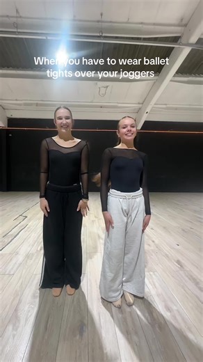 Ballet Tights Over Joggers: Embracing the Ballet Vibe